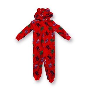 Jack Green Hooded Faux Fur Monster 👹 Overall Size 3-4 Years